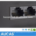 25 port circuit board shielded voice patch panel /RJ11 telephone voice wiring block /110 dual IDC 100 pair cable management